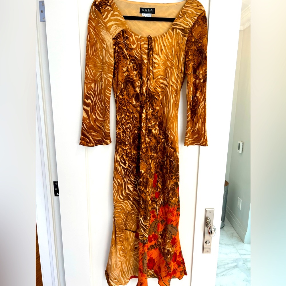Women’s Silk animal print dress
